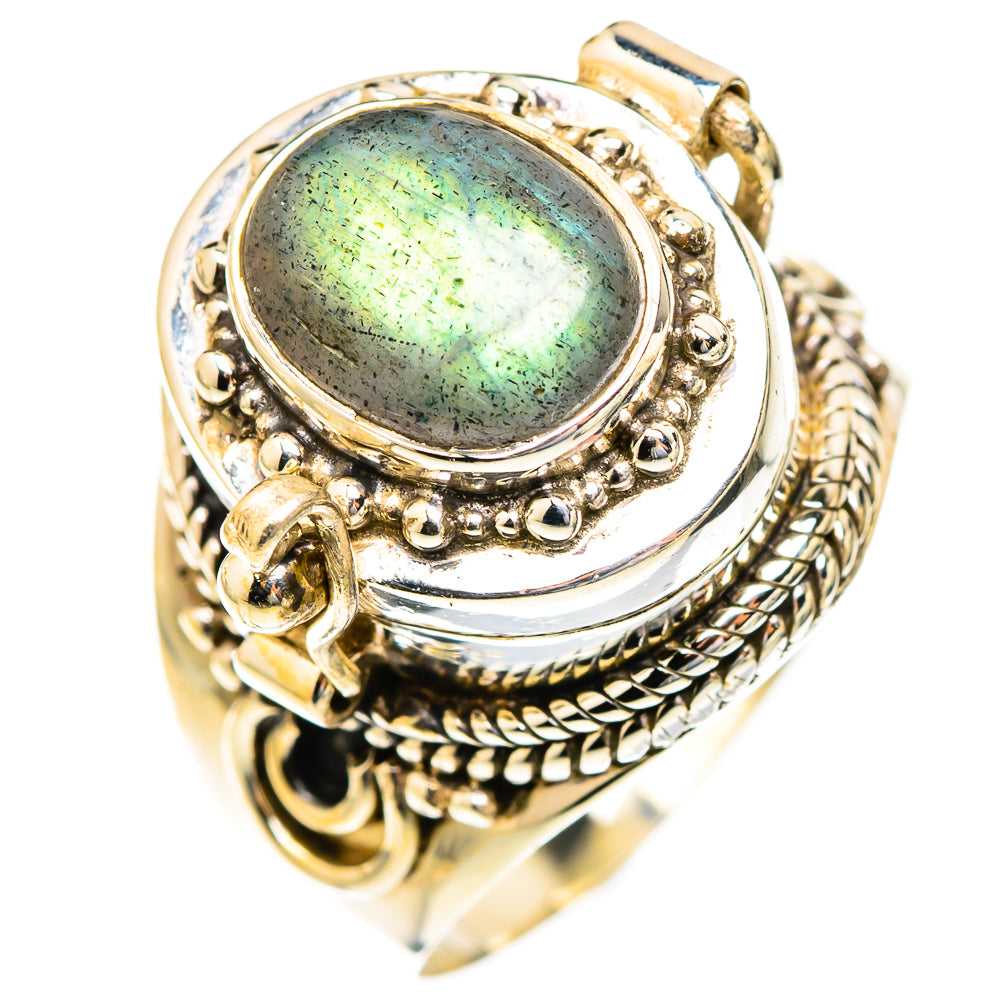 Labradorite Rings handcrafted by Anasilvercos - RING123371 - Photo 2