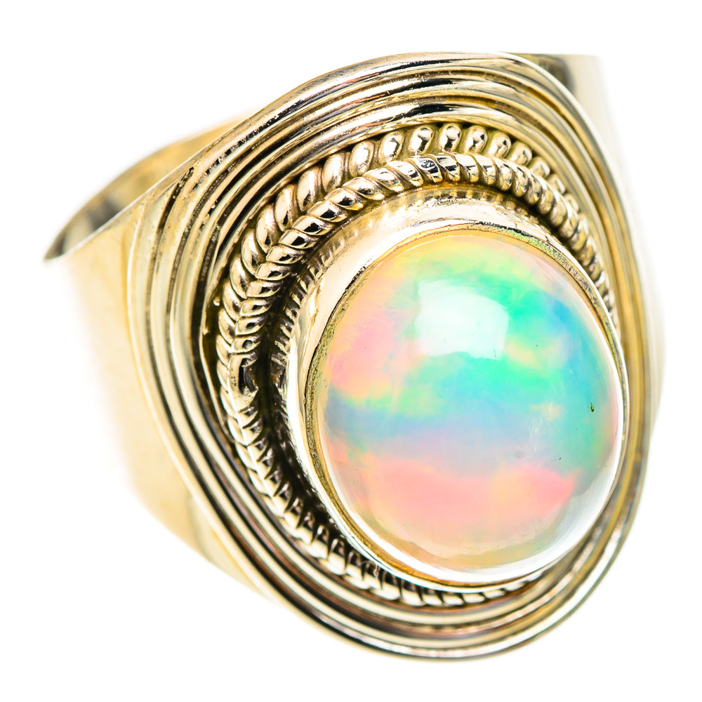 Ethiopian Opal Rings handcrafted by Anasilvercos - RING123379 - Photo 2