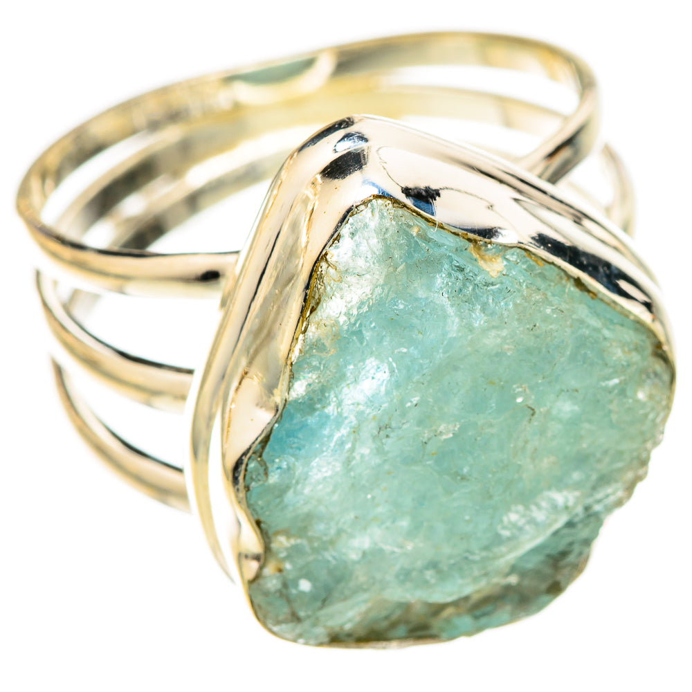 Aquamarine Rings handcrafted by Anasilvercos - RING123383 - Photo 2