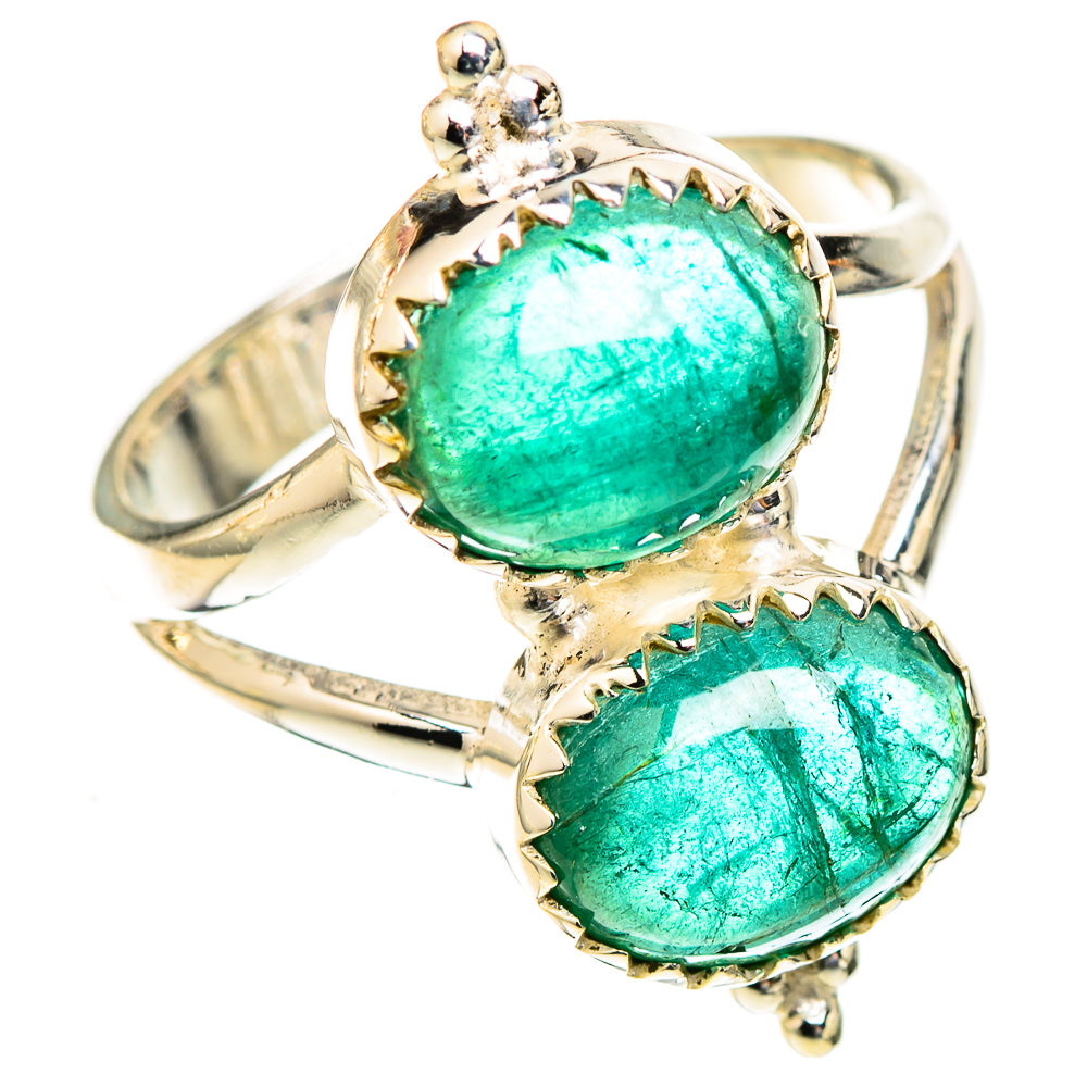 Green Aventurine Rings handcrafted by Anasilvercos - RING123386 - Photo 2