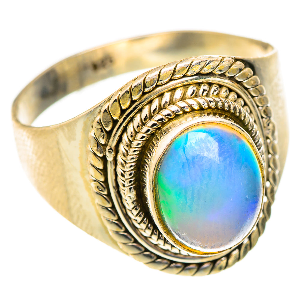 Ethiopian Opal Rings handcrafted by Anasilvercos - RING123396 - Photo 2