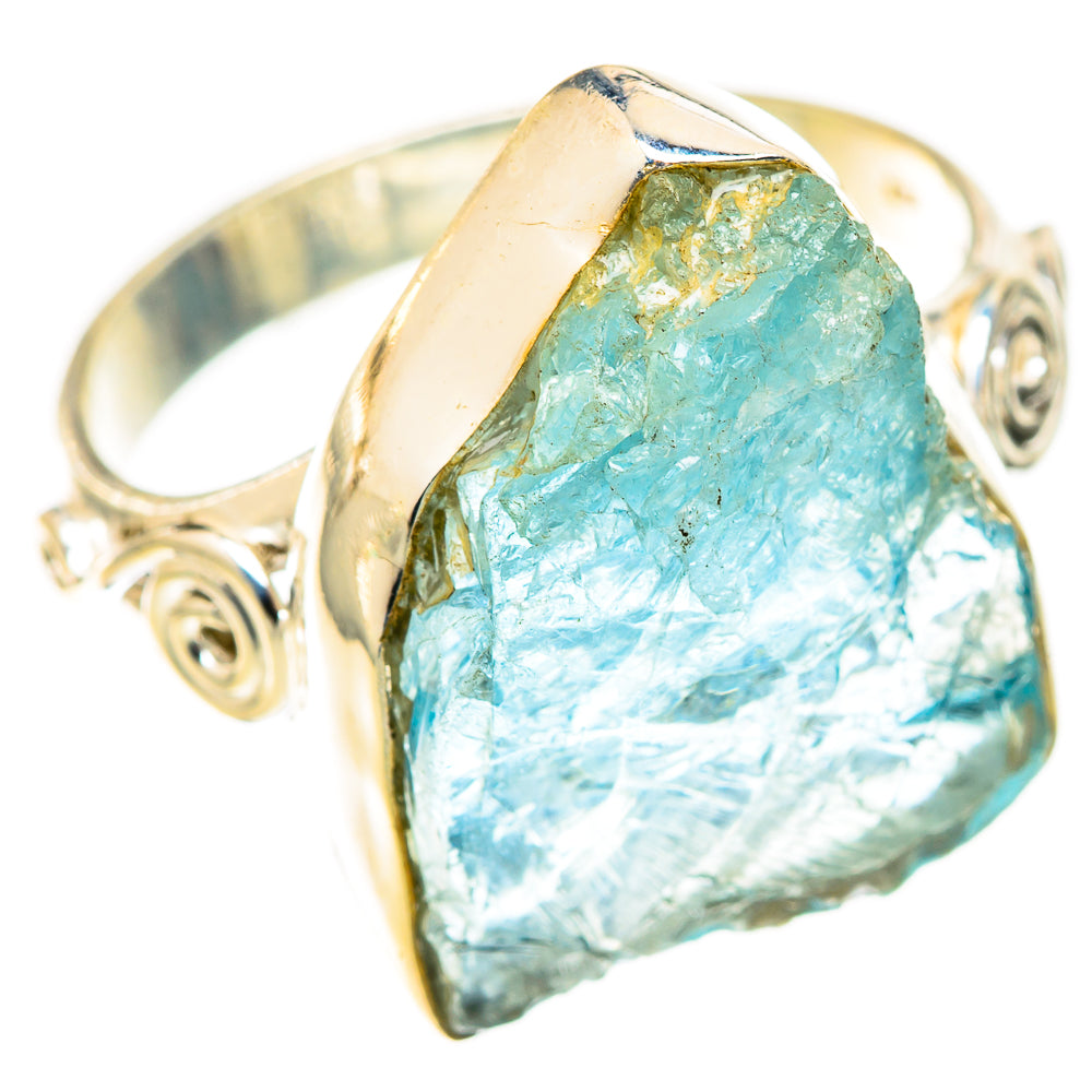 Aquamarine Rings handcrafted by Anasilvercos - RING123397 - Photo 2