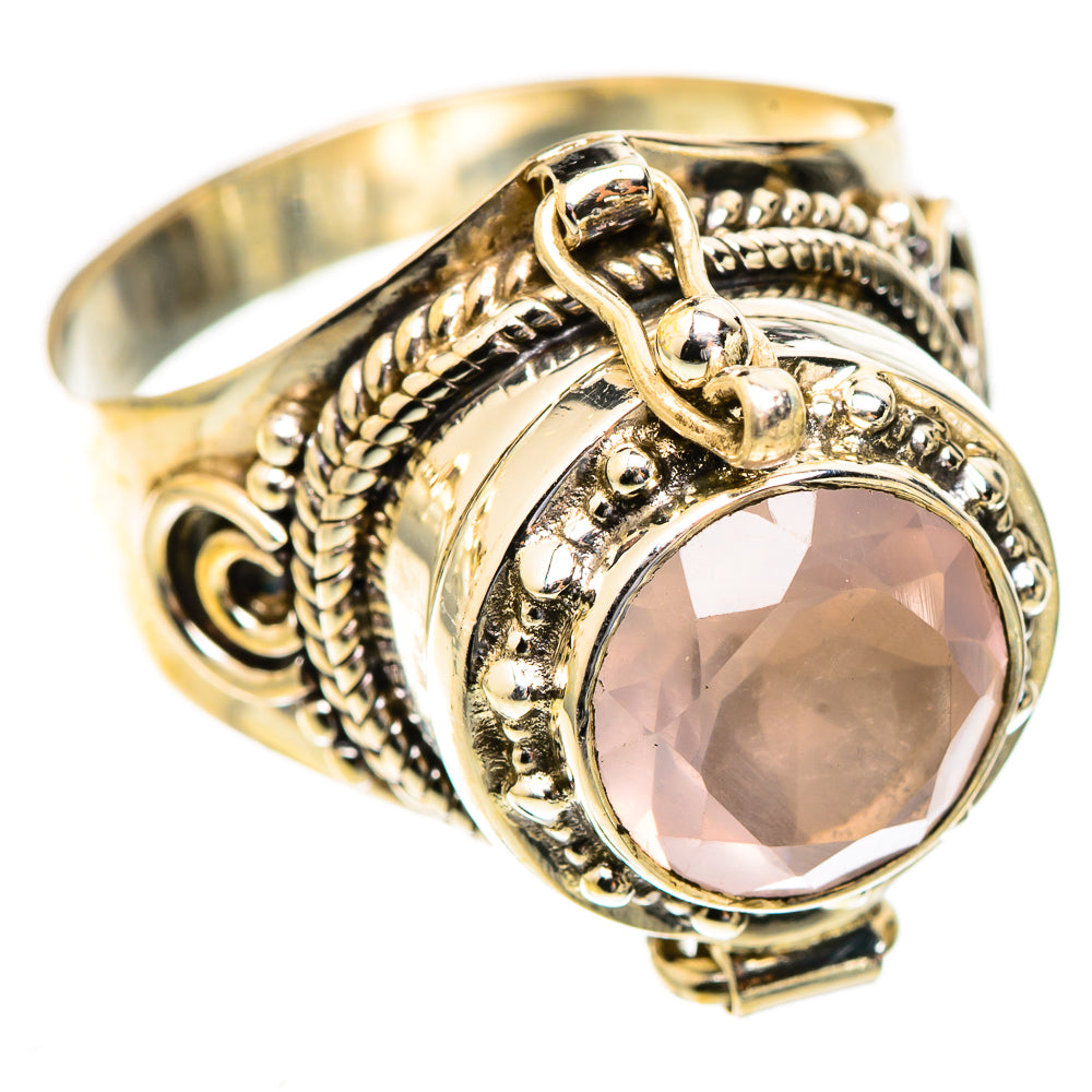 Rose Quartz Rings handcrafted by Anasilvercos - RING123406 - Photo 2