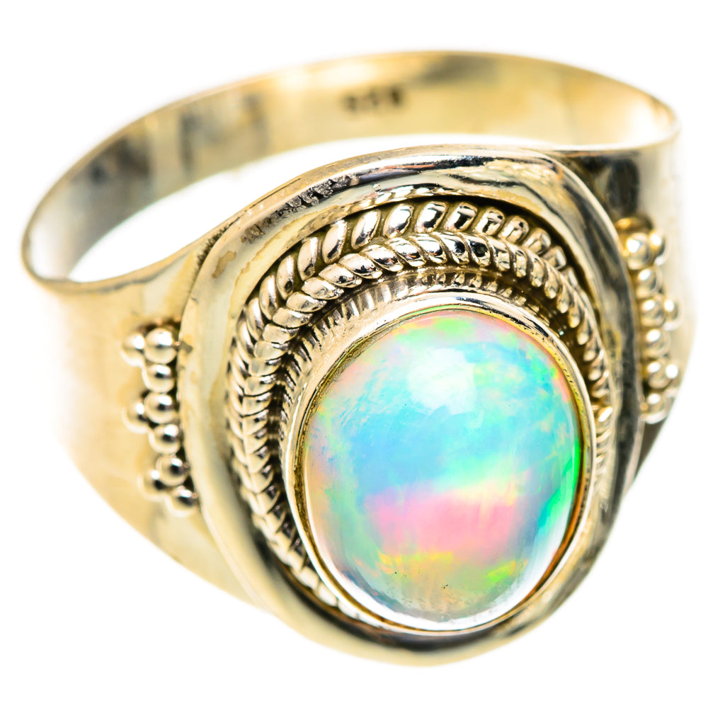 Ethiopian Opal Rings handcrafted by Anasilvercos - RING123409 - Photo 2