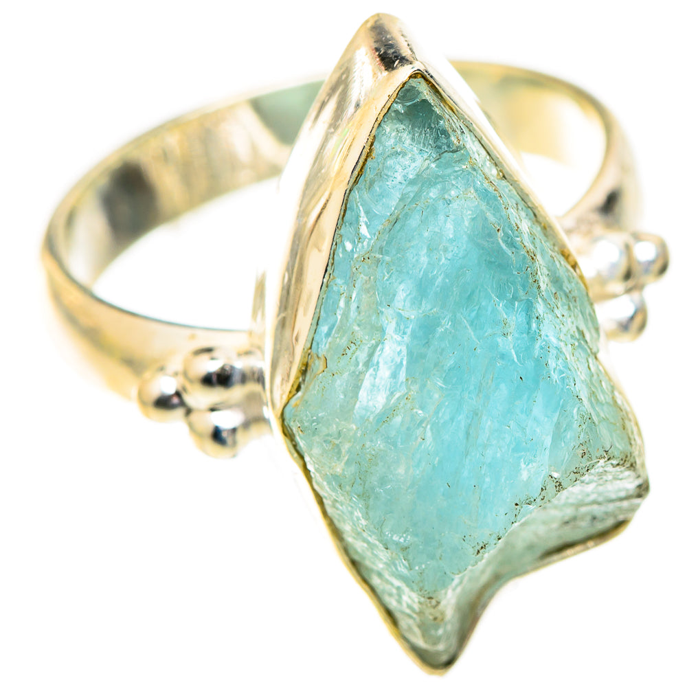 Aquamarine Rings handcrafted by Anasilvercos - RING123414 - Photo 2