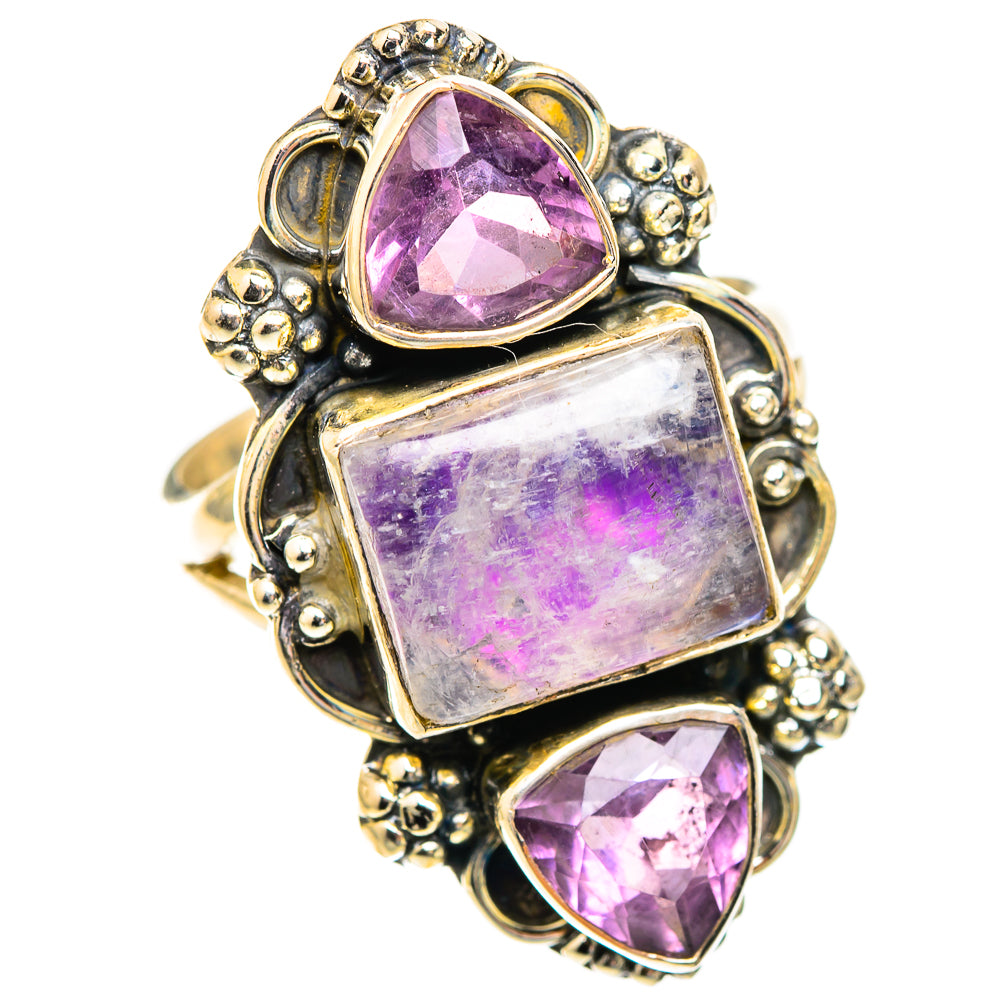 Pink Moonstone Rings handcrafted by Anasilvercos - RING123424 - Photo 2