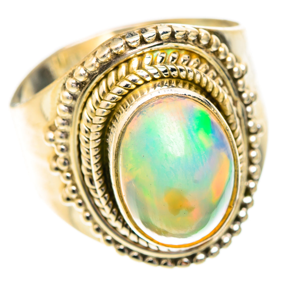 Ethiopian Opal Rings handcrafted by Anasilvercos - RING123425 - Photo 2