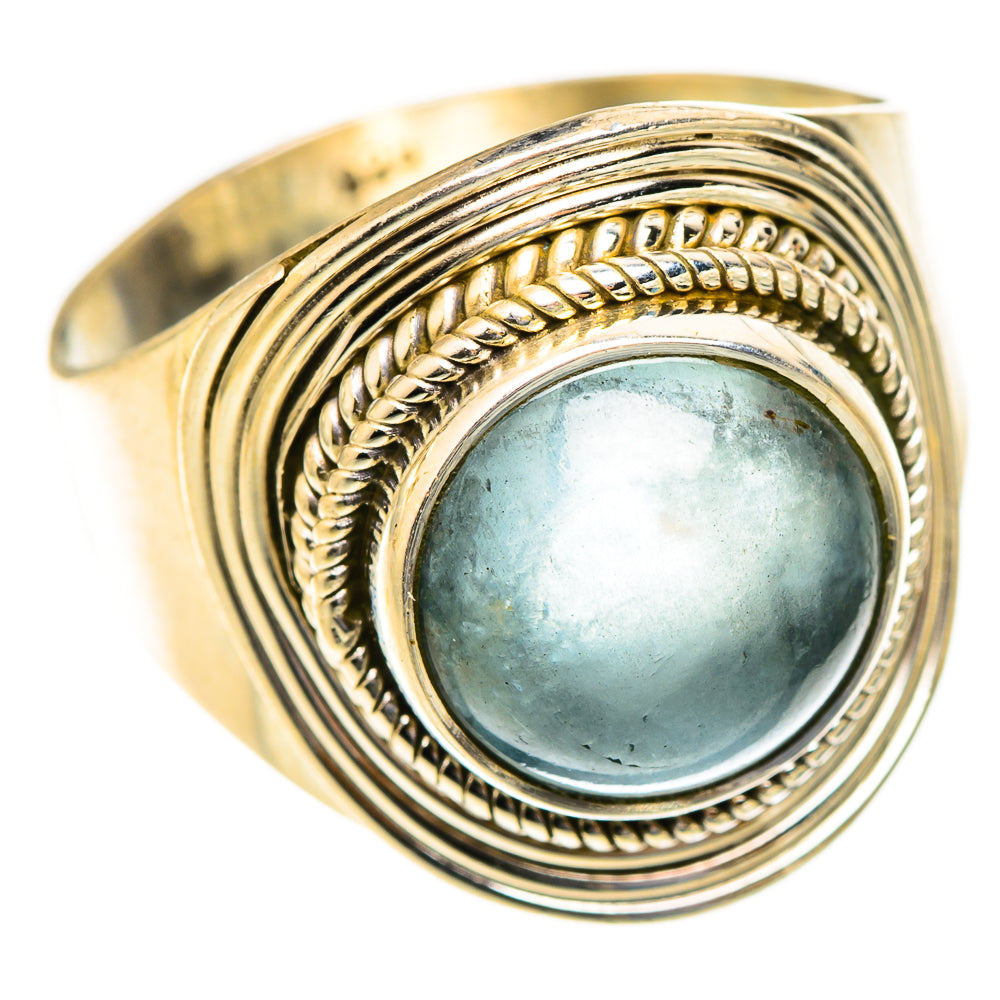 Aquamarine Rings handcrafted by Anasilvercos - RING123460 - Photo 2