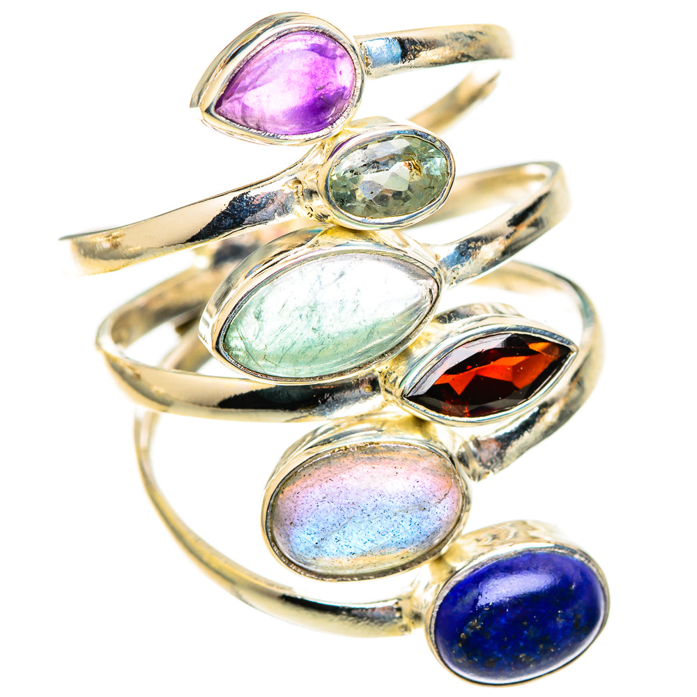 Labradorite Rings handcrafted by Anasilvercos - RING123504 - Photo 2