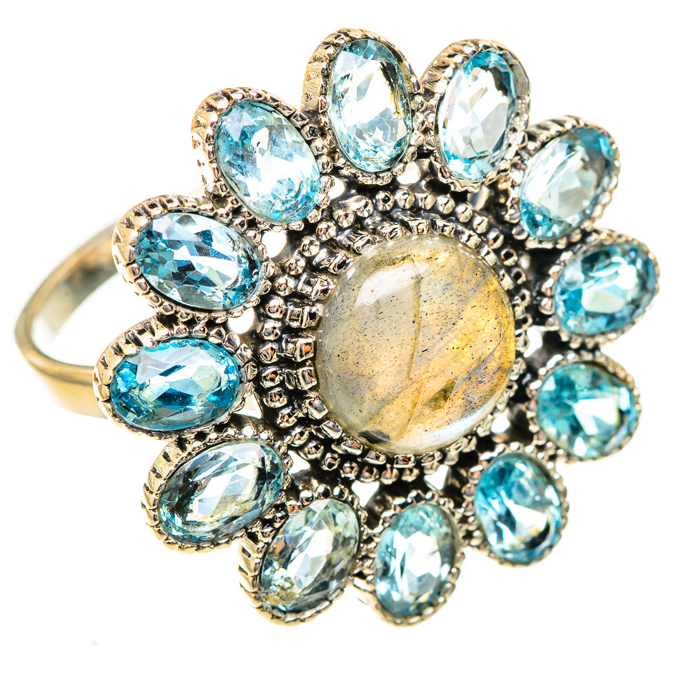 Labradorite Rings handcrafted by Anasilvercos - RING123531 - Photo 2
