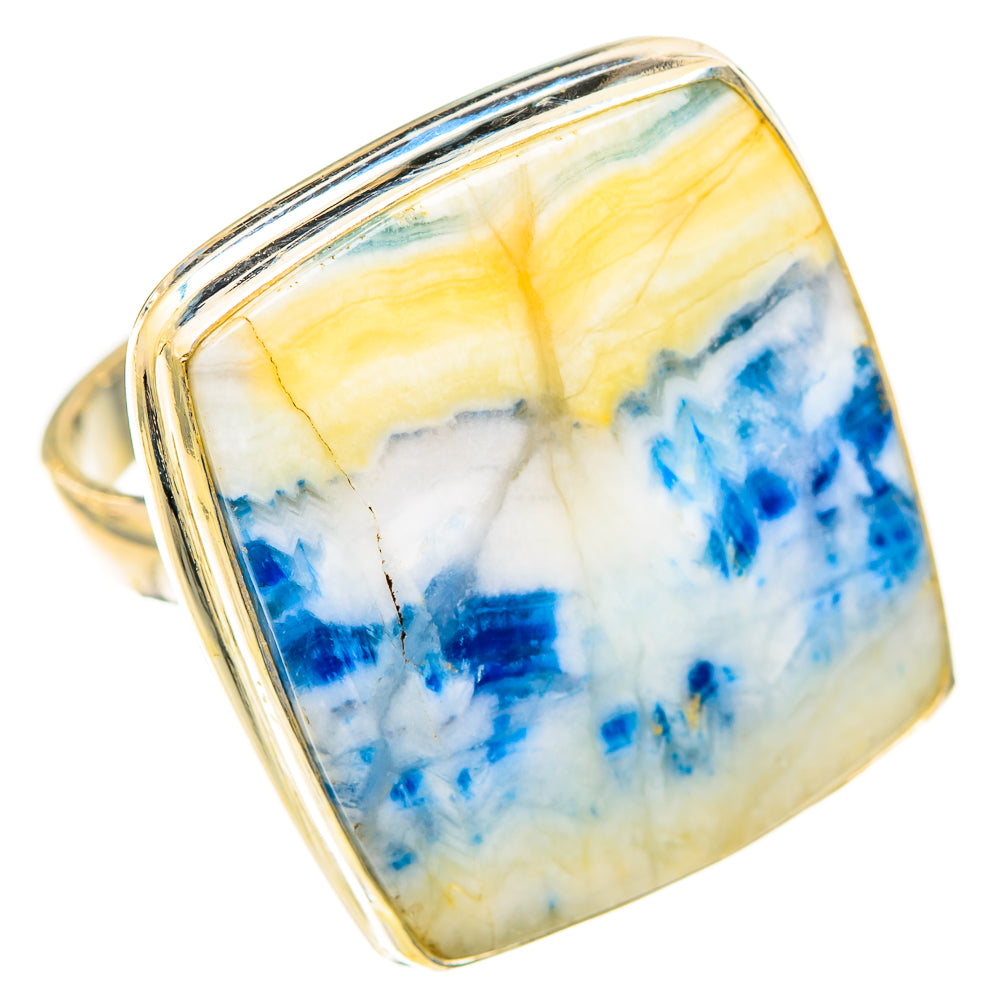 Blue Scheelite Rings handcrafted by Anasilvercos - RING123535 - Photo 2