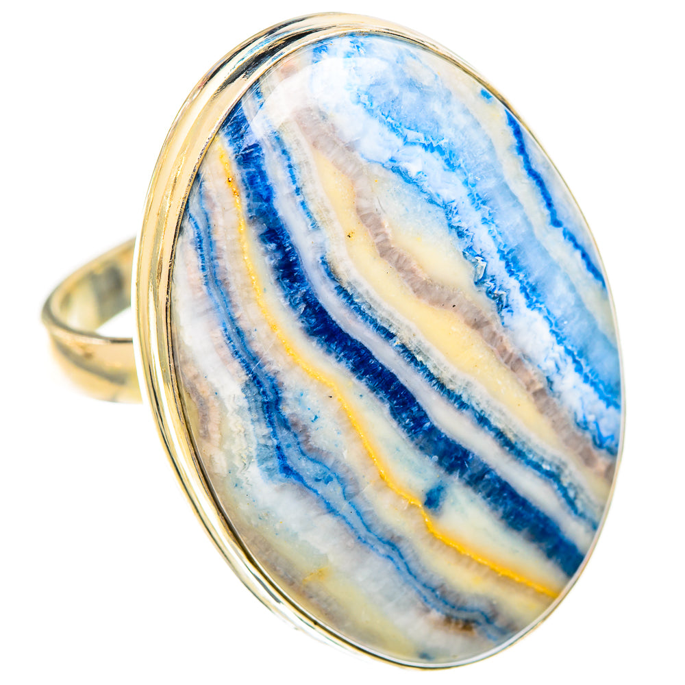 Blue Scheelite Rings handcrafted by Anasilvercos - RING123537 - Photo 2