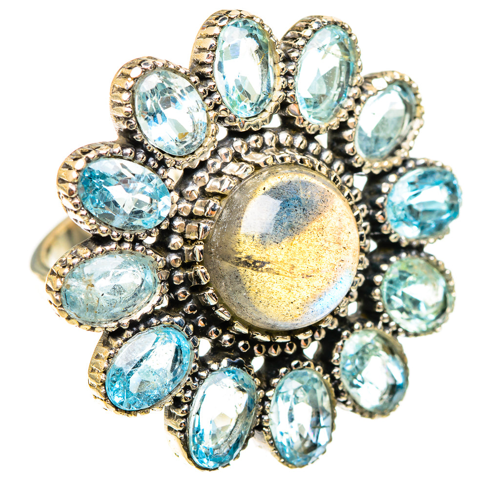 Labradorite Rings handcrafted by Anasilvercos - RING123548 - Photo 2