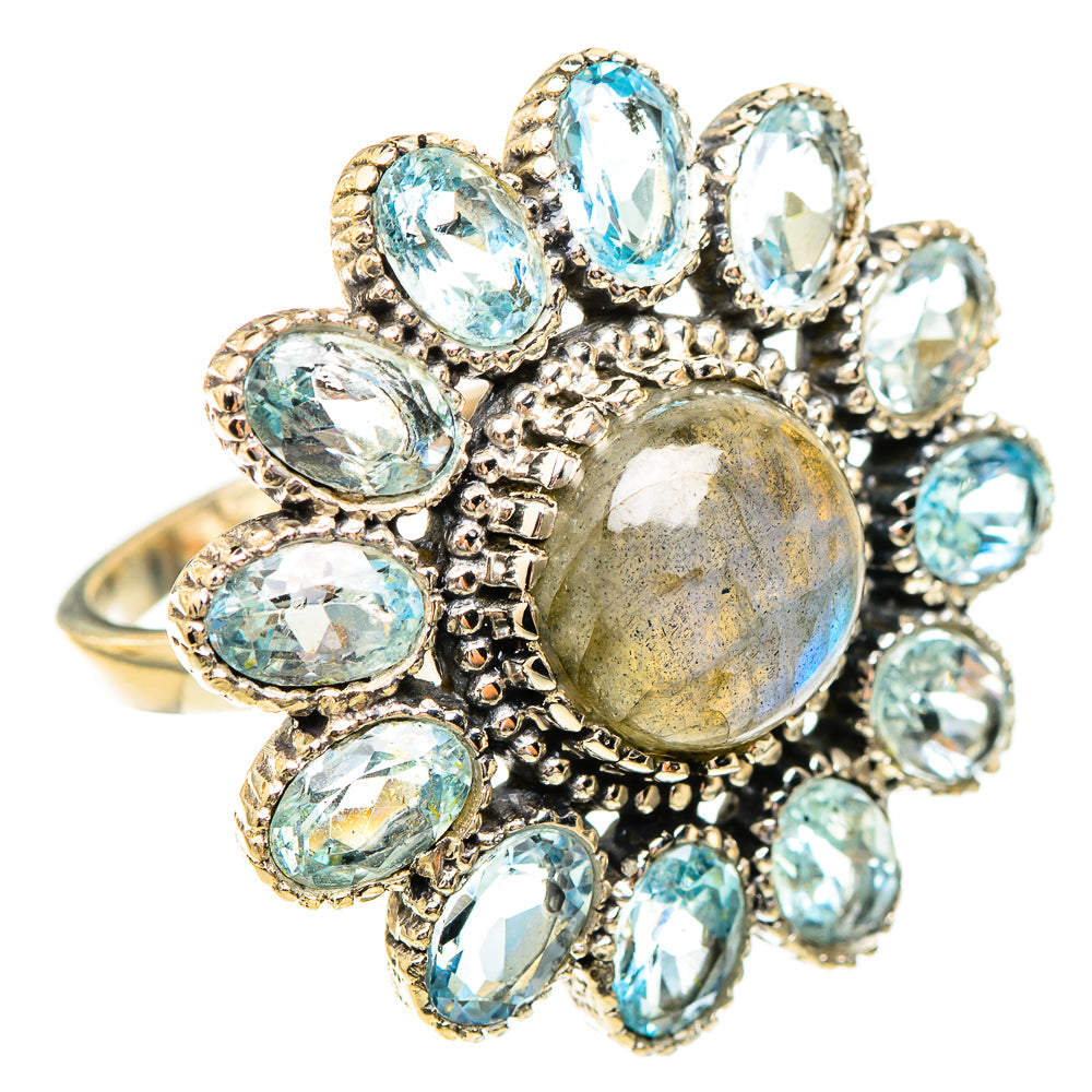 Labradorite Rings handcrafted by Anasilvercos - RING123570 - Photo 2