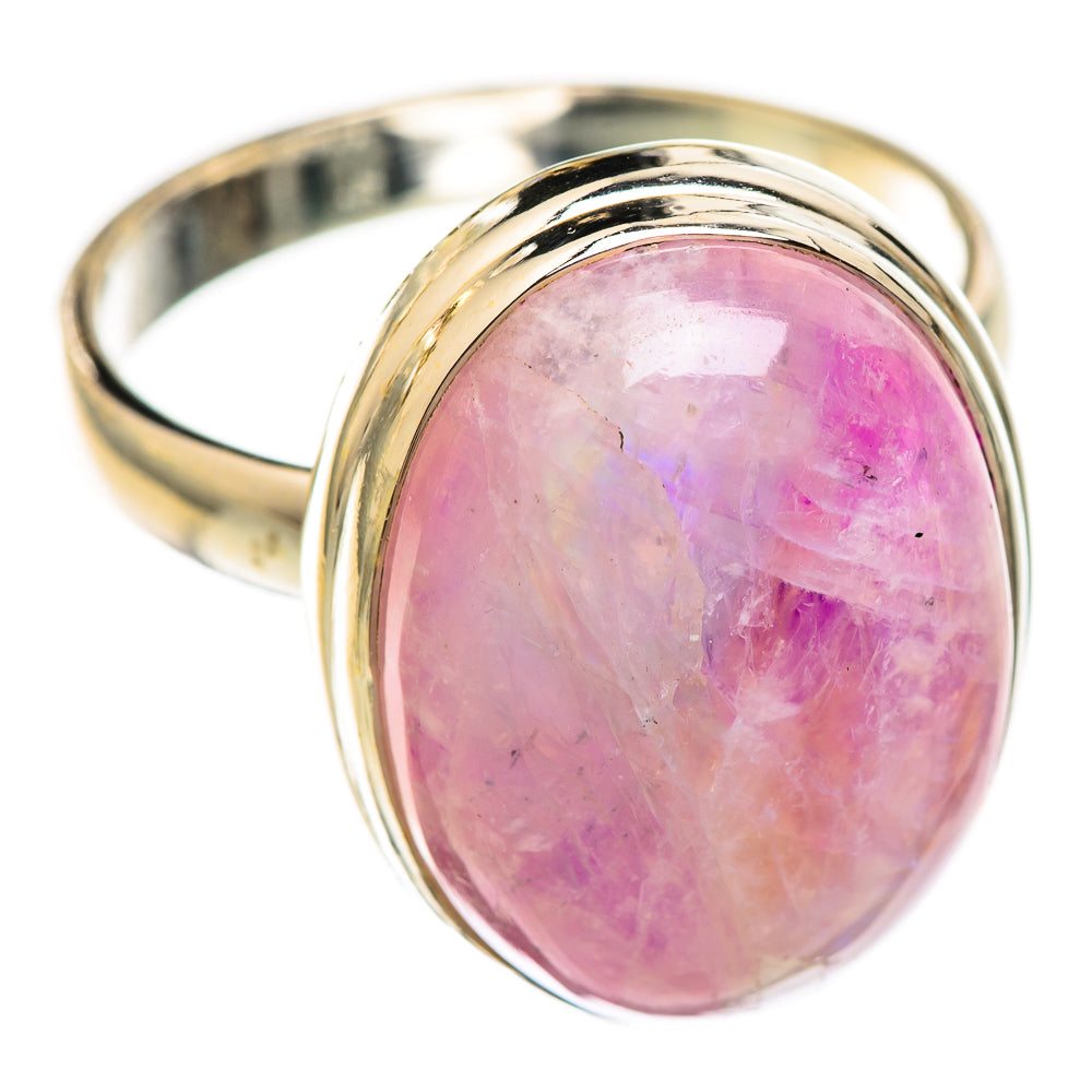 Pink Moonstone Rings handcrafted by Anasilvercos - RING123597 - Photo 2
