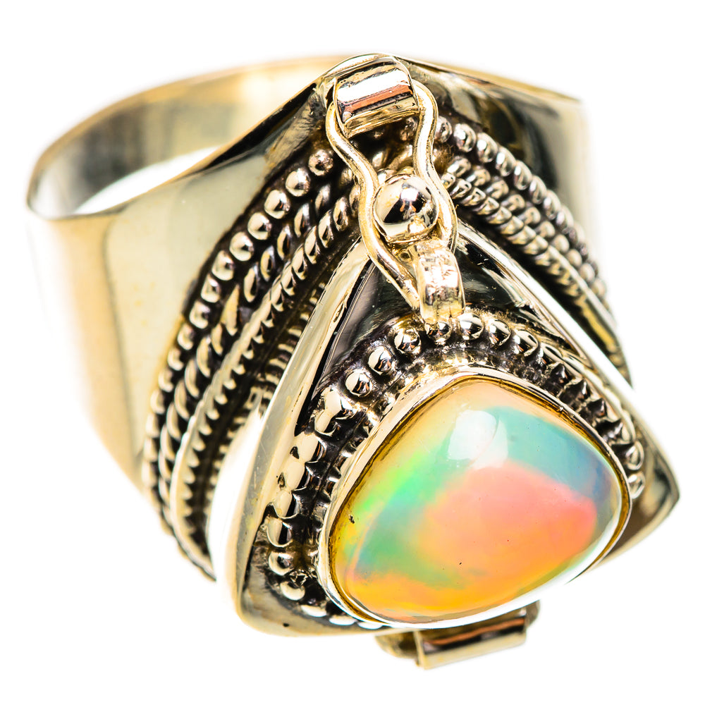 Ethiopian Opal Rings handcrafted by Anasilvercos - RING123604 - Photo 2