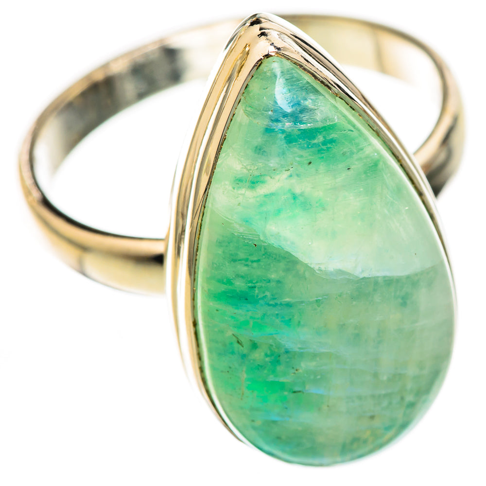 Green Moonstone Rings handcrafted by Anasilvercos - RING123614 - Photo 2