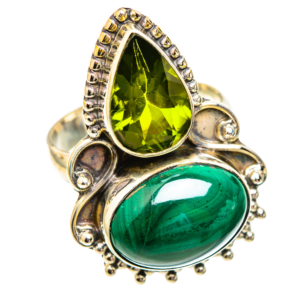 Malachite Rings handcrafted by Anasilvercos - RING123635 - Photo 2