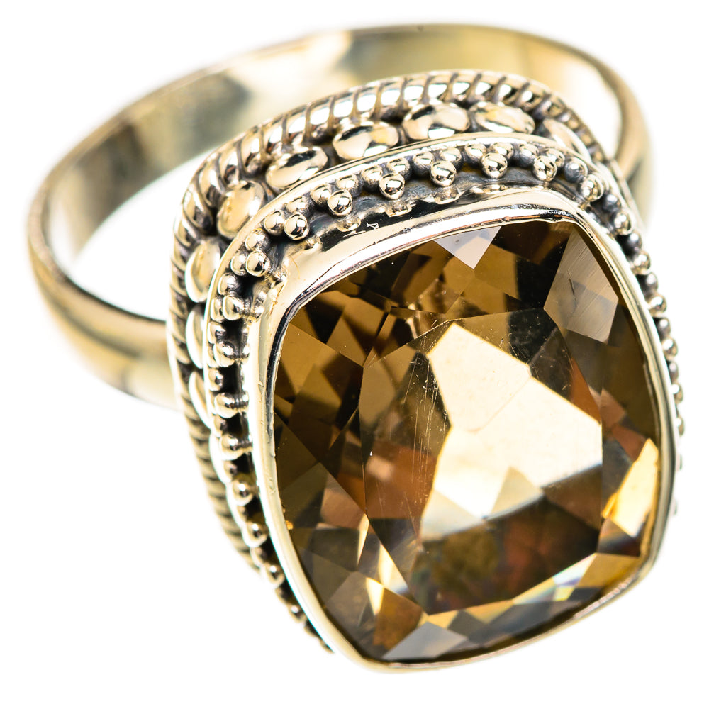 Smoky Quartz Rings handcrafted by Anasilvercos - RING123637 - Photo 2