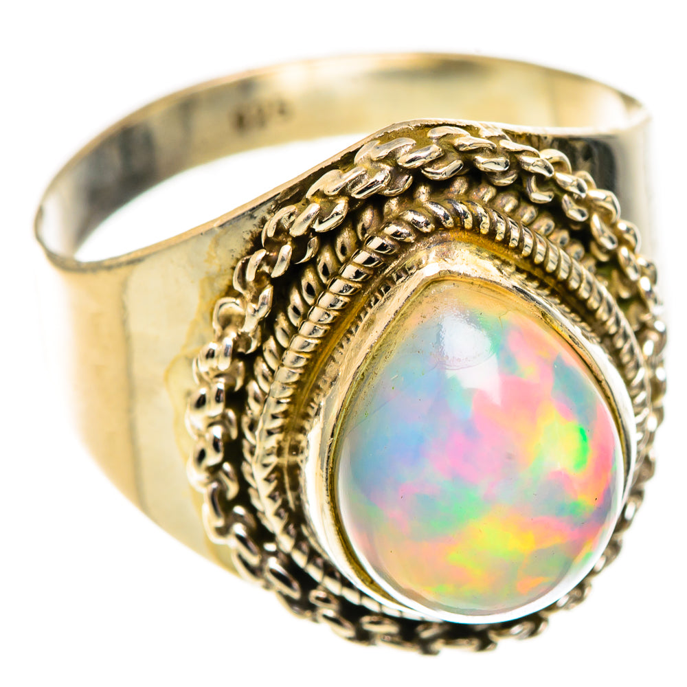 Ethiopian Opal Rings handcrafted by Anasilvercos - RING123643 - Photo 2