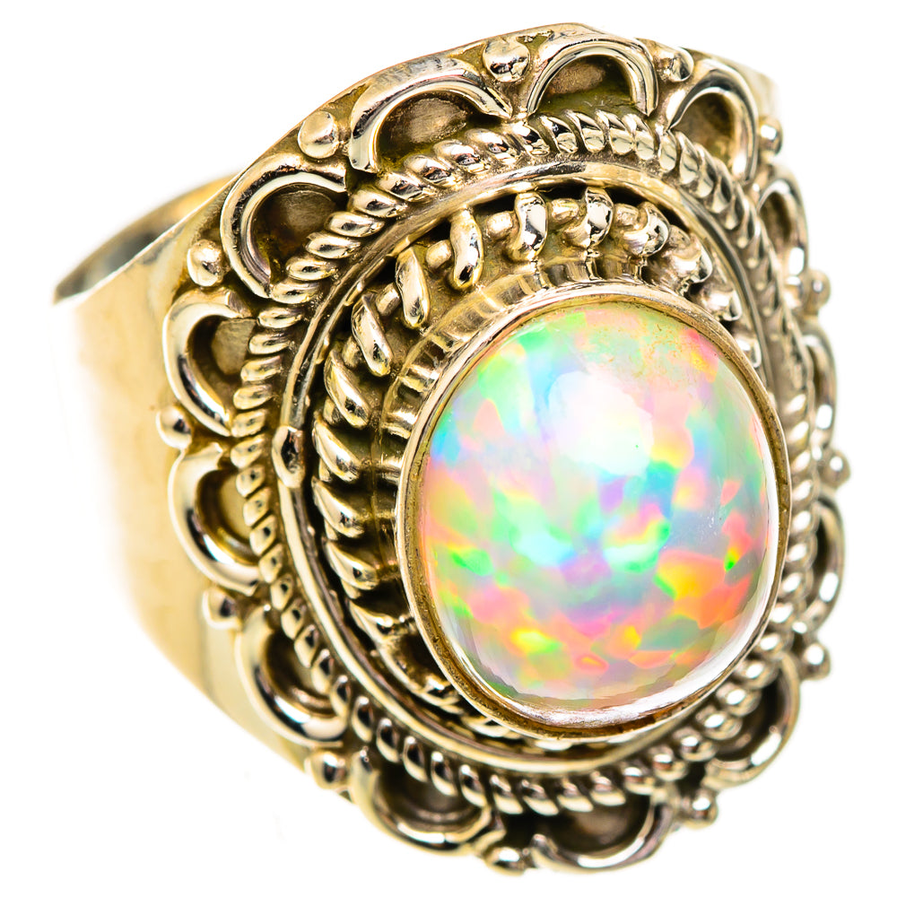 Ethiopian Opal Rings handcrafted by Anasilvercos - RING123668 - Photo 2