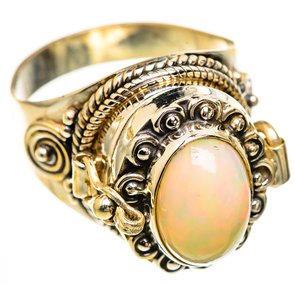 Ethiopian Opal Rings handcrafted by Anasilvercos - RING123684 - Photo 2