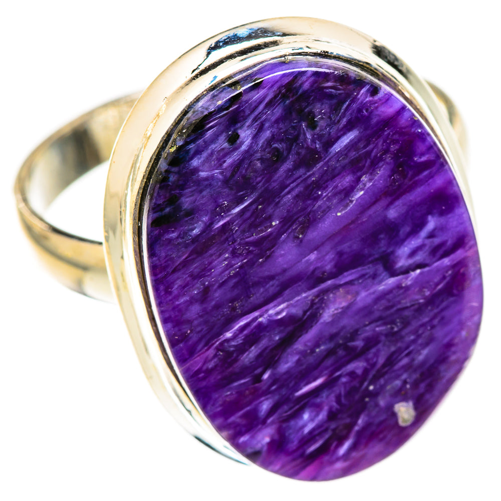 Charoite Rings handcrafted by Anasilvercos - RING123697 - Photo 2