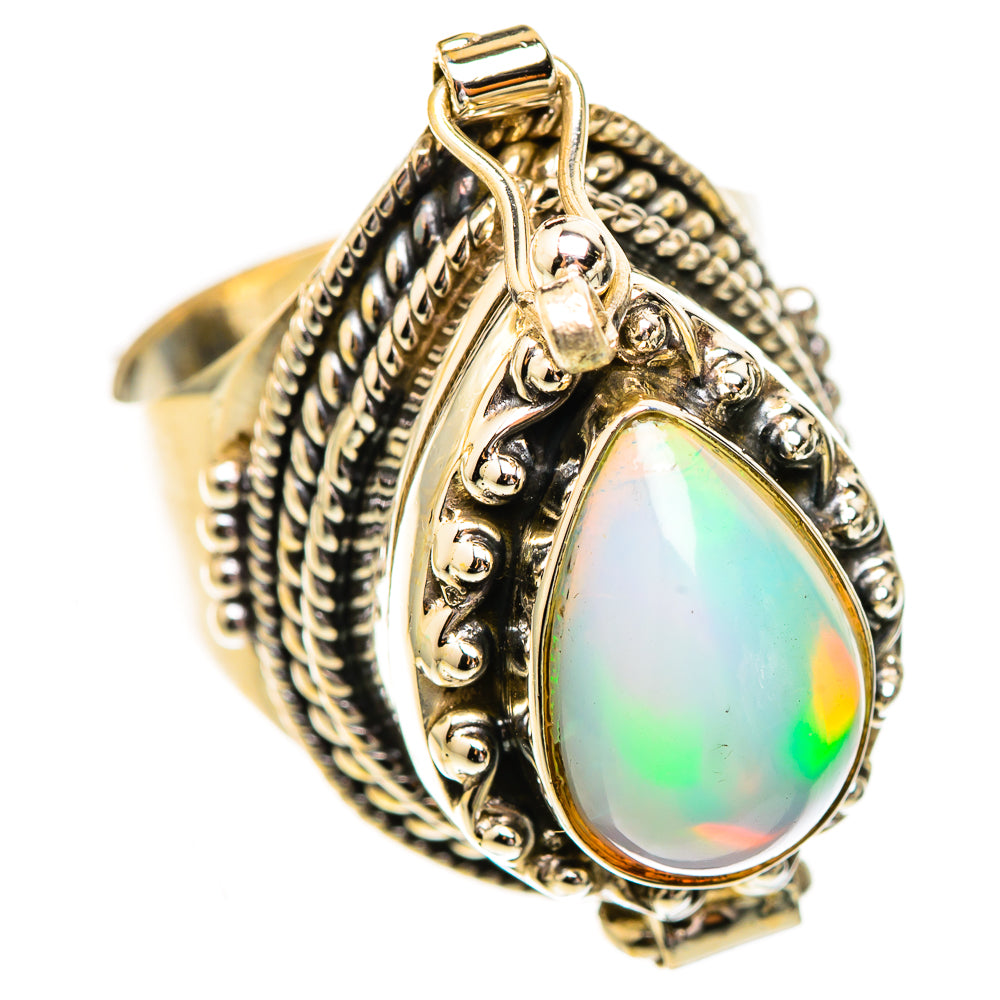 Ethiopian Opal Rings handcrafted by Anasilvercos - RING123716 - Photo 2