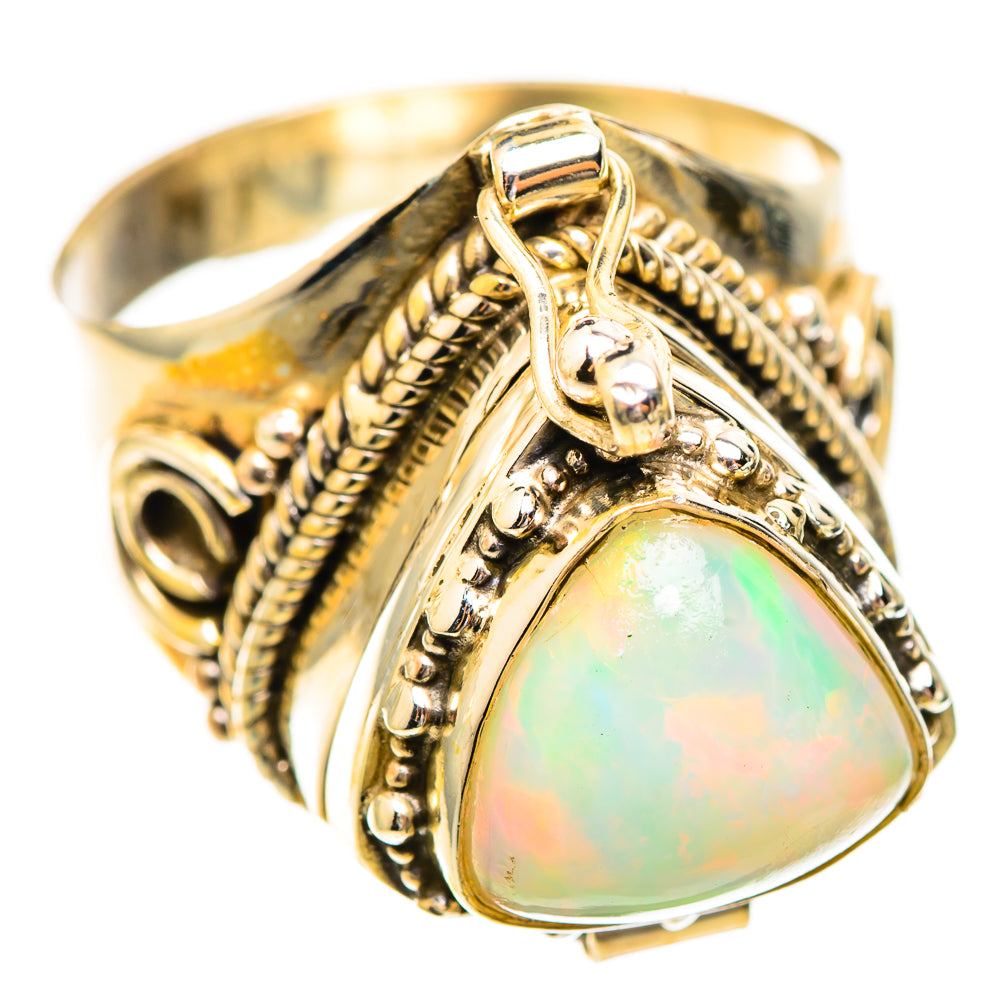 Ethiopian Opal Rings handcrafted by Anasilvercos - RING123717 - Photo 2