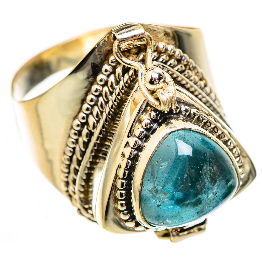 Aquamarine Rings handcrafted by Anasilvercos - RING123722 - Photo 2