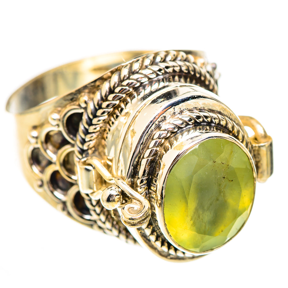 Prehnite Rings handcrafted by Anasilvercos - RING123725 - Photo 2