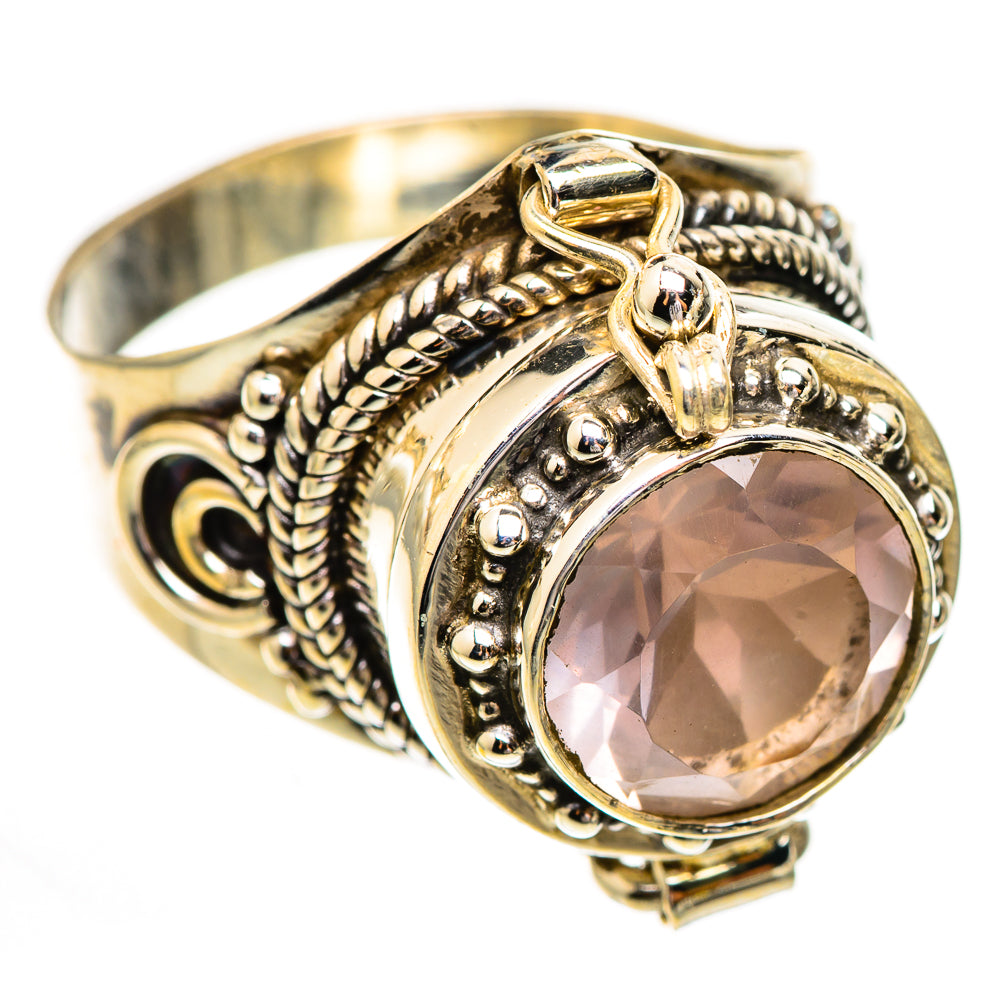 Rose Quartz Rings handcrafted by Anasilvercos - RING123727 - Photo 2