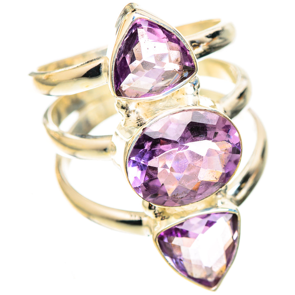 Amethyst Rings handcrafted by Anasilvercos - RING123728 - Photo 2