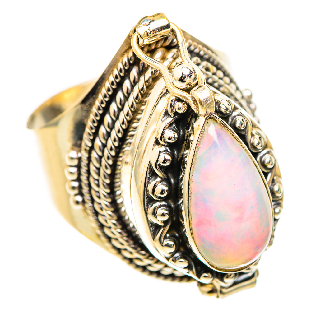 Ethiopian Opal Rings handcrafted by Anasilvercos - RING123730 - Photo 2