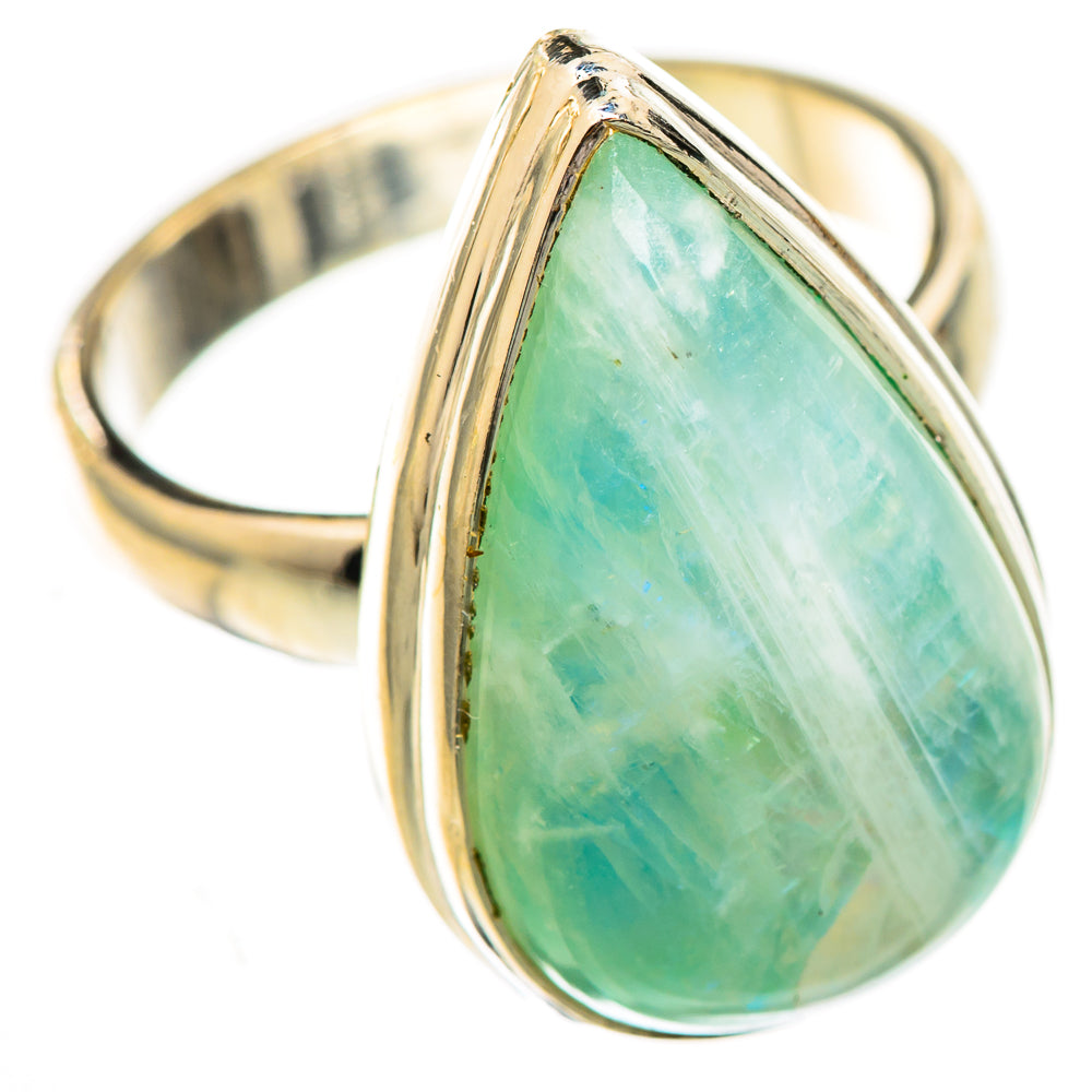 Green Moonstone Rings handcrafted by Anasilvercos - RING123738 - Photo 2