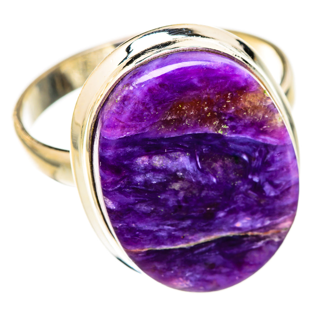 Charoite Rings handcrafted by Anasilvercos - RING123739 - Photo 2