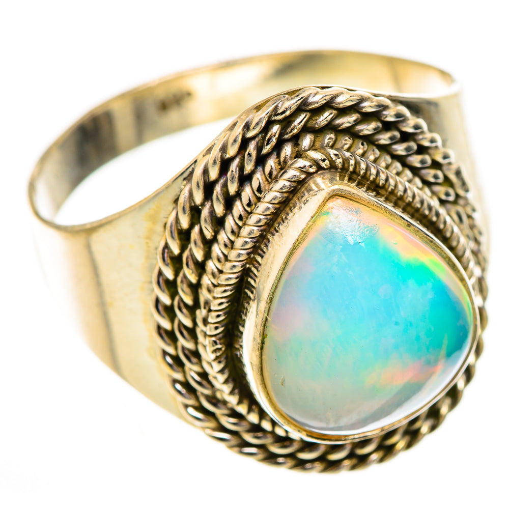 Ethiopian Opal Rings handcrafted by Anasilvercos - RING123742 - Photo 2