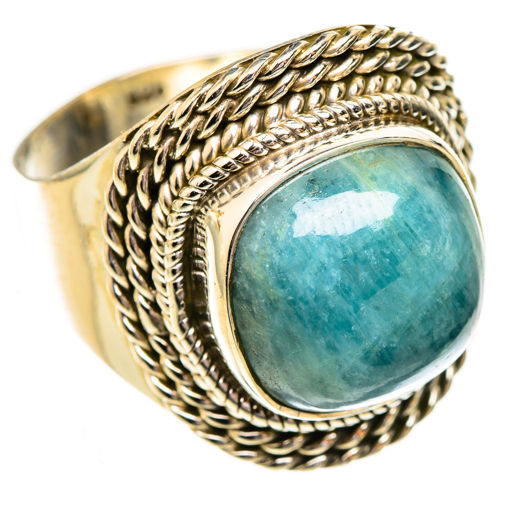 Aquamarine Rings handcrafted by Anasilvercos - RING123747 - Photo 2