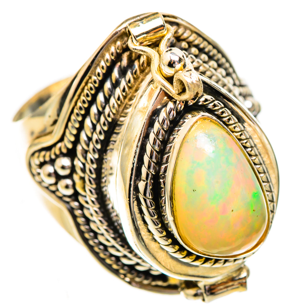 Ethiopian Opal Rings handcrafted by Anasilvercos - RING123753 - Photo 2