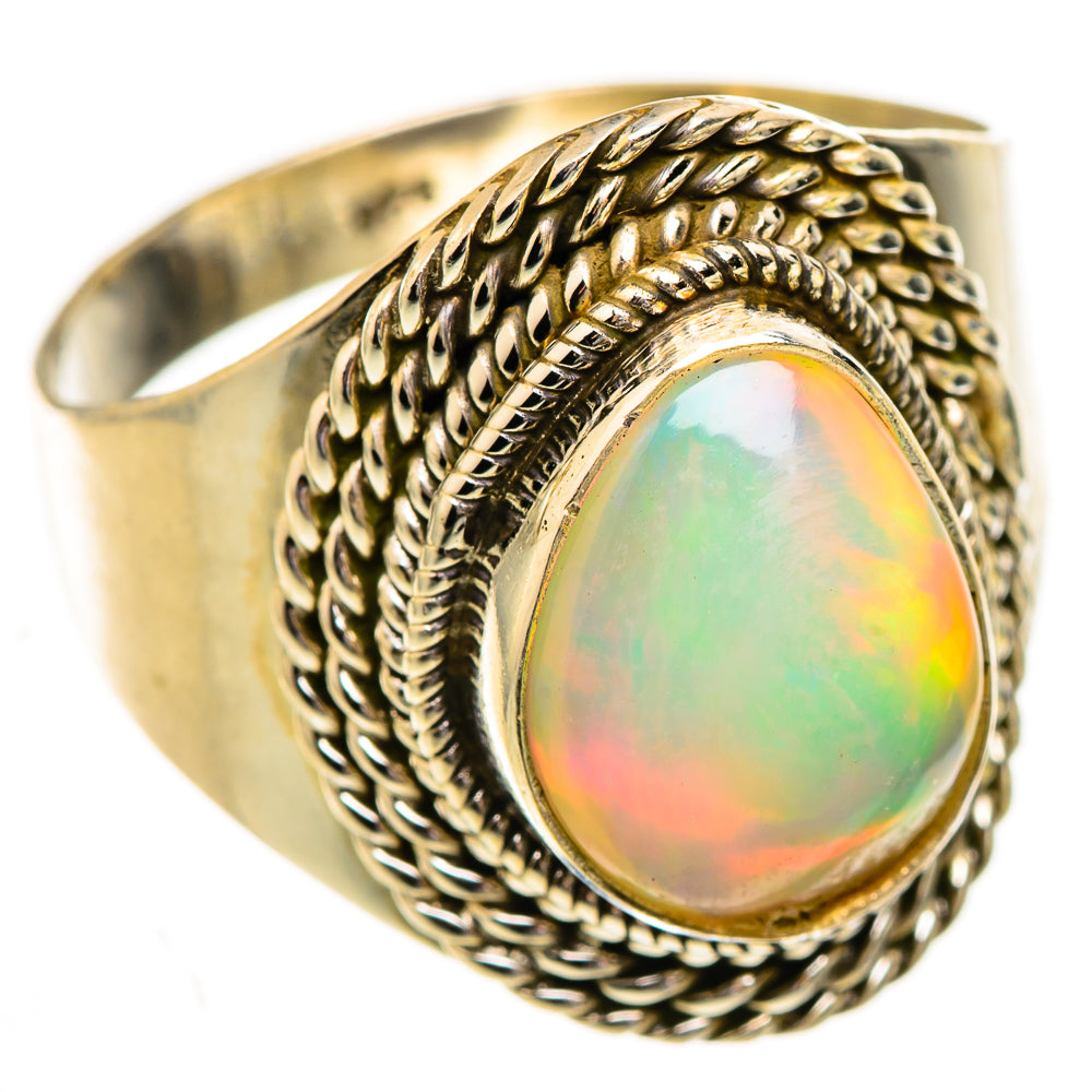 Ethiopian Opal Rings handcrafted by Anasilvercos - RING123764 - Photo 2