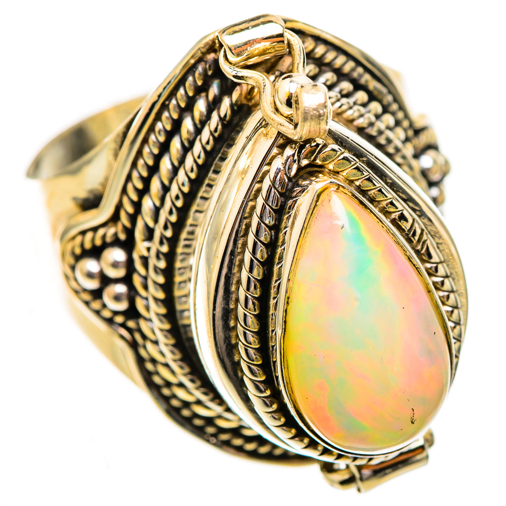 Ethiopian Opal Rings handcrafted by Anasilvercos - RING123775 - Photo 2