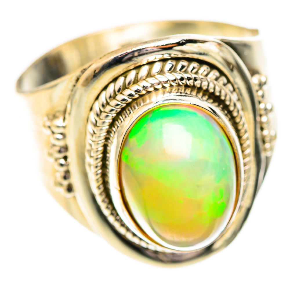 Ethiopian Opal Rings handcrafted by Anasilvercos - RING123785 - Photo 2
