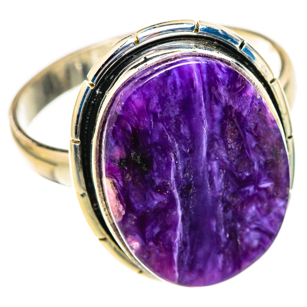 Charoite Rings handcrafted by Anasilvercos - RING123799 - Photo 2