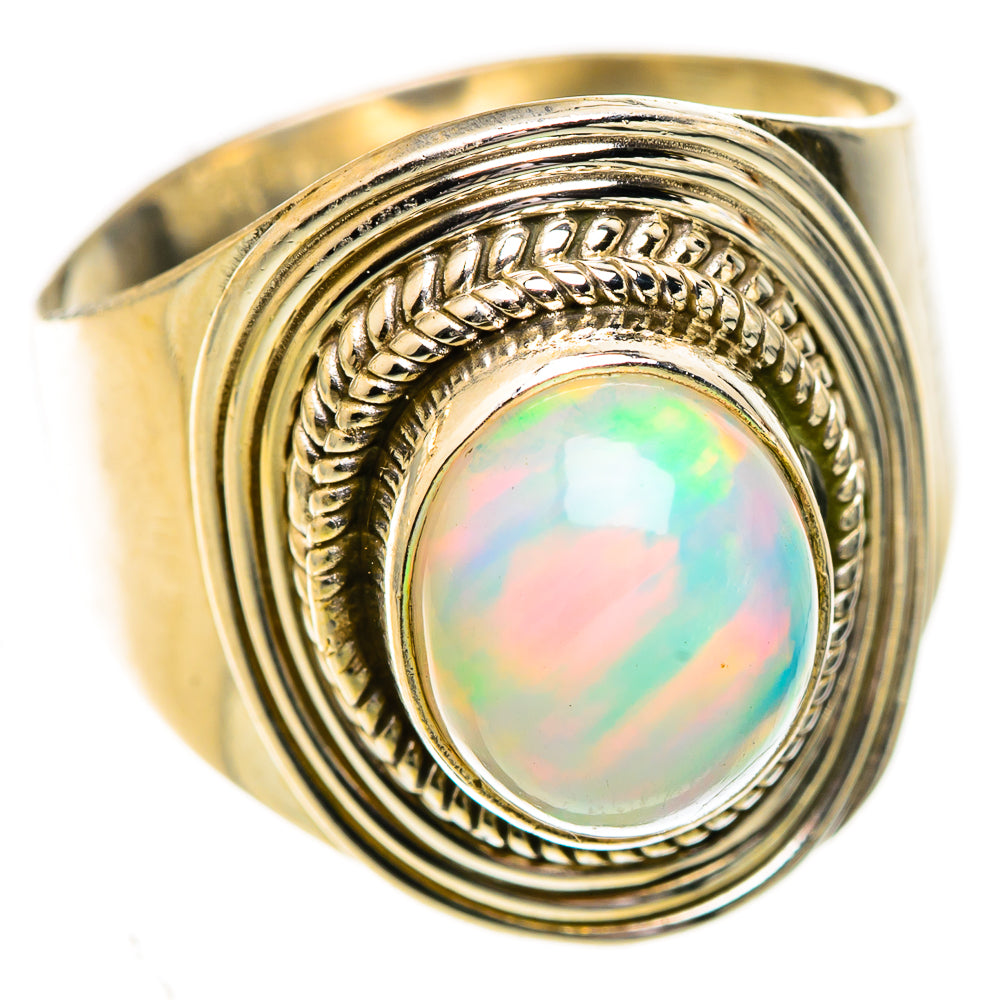 Ethiopian Opal Rings handcrafted by Anasilvercos - RING123802 - Photo 2