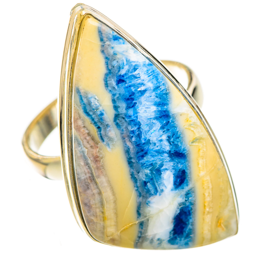Blue Scheelite Rings handcrafted by Anasilvercos - RING123809 - Photo 2