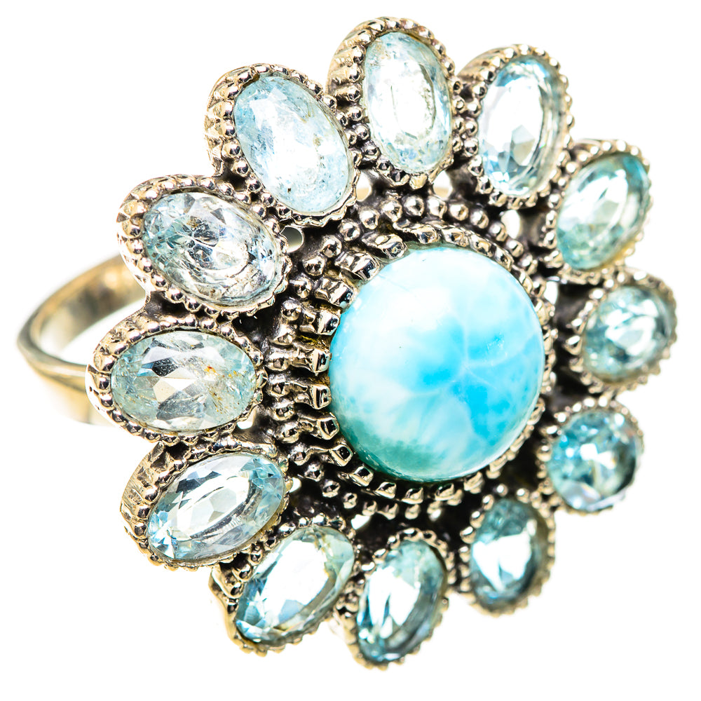 Larimar Rings handcrafted by Anasilvercos - RING123812 - Photo 2