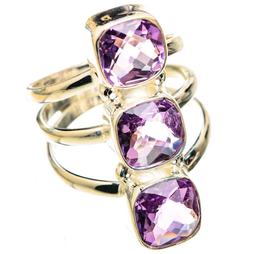 Amethyst Rings handcrafted by Anasilvercos - RING123818 - Photo 2
