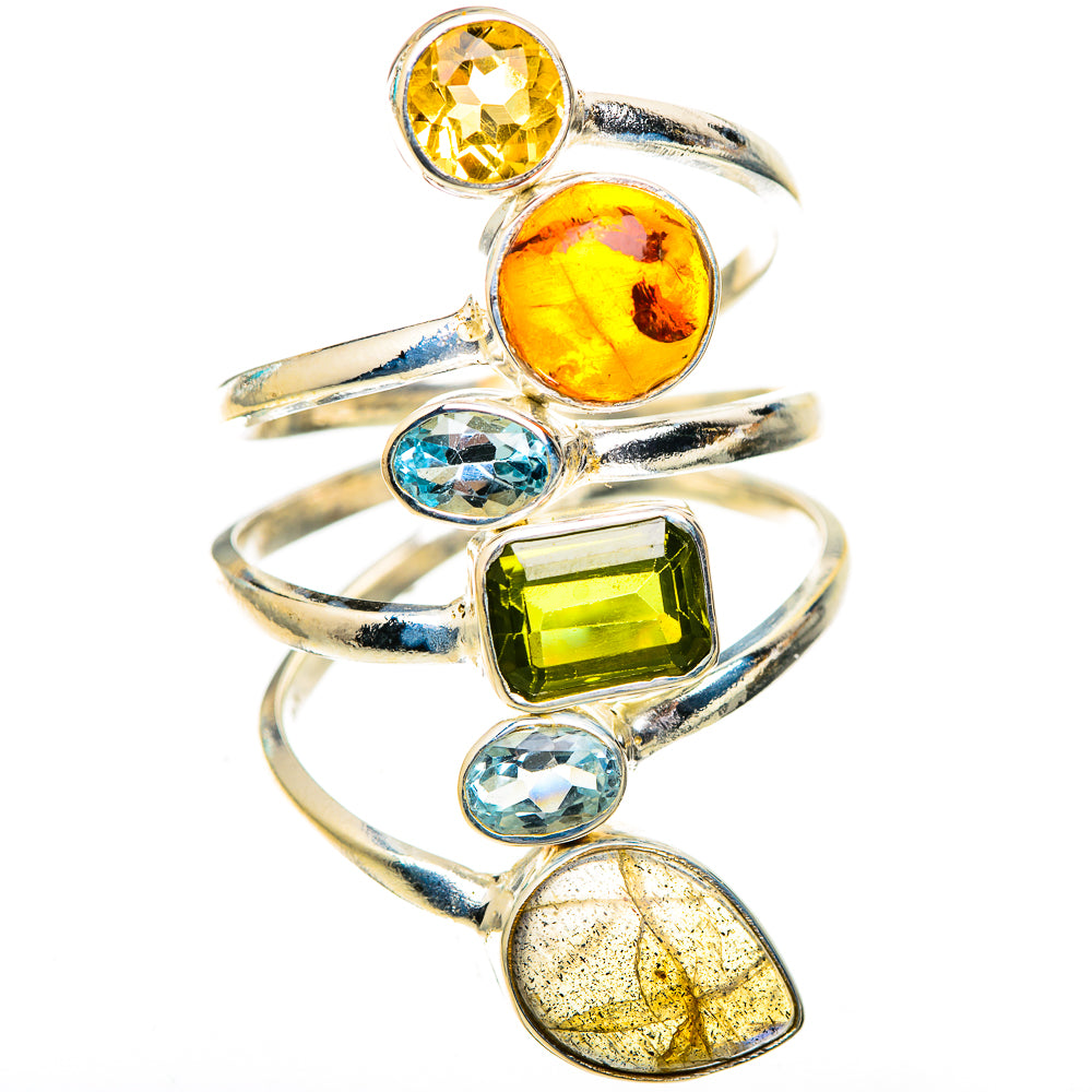 Labradorite Rings handcrafted by Anasilvercos - RING123823 - Photo 2