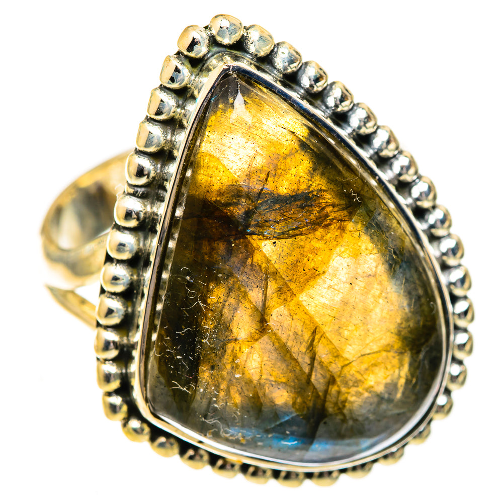 Labradorite Rings handcrafted by Anasilvercos - RING123830 - Photo 2