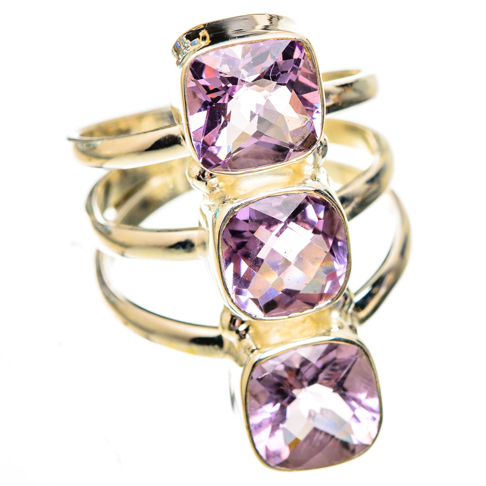 Amethyst Rings handcrafted by Anasilvercos - RING123841 - Photo 2